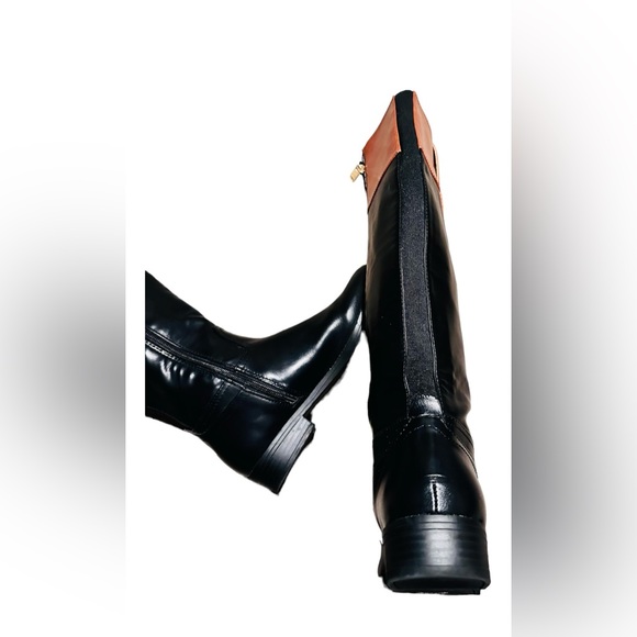 🆕Tommy Hilfiger Wide Calf Riding Boots leather boots - Picture 14 of 15